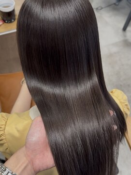 リンクミリ(Link mili) 【地毛風ブラック】髪質改善/韓国ヘア/レイヤーカット