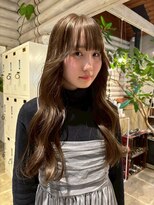 クレエ ヘアー デザイン(creer hair design)&nbsp;透明感ナチュラルブラウンゆるふわ大人可愛いロングヘア