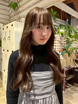 クレエ ヘアー デザイン(creer hair design) 透明感ナチュラルブラウンゆるふわ大人可愛いロングヘア