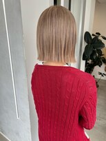 カノンヘアー(Kanon hair)&nbsp;切りっぱなしボブ×ブランドベージュ