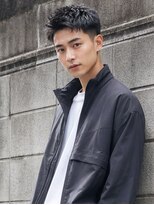 インアンドヤング 栄(in&yang)&nbsp;ローフェードスパイキーショートショートアップバング