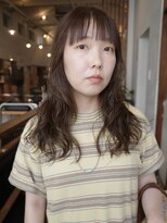 モク 大阪梅田店(MOK)&nbsp;【やわらかニュアンス】ベージュカラーロング