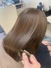 【小田限定髪質改善】カット+メテオイルミナカラープラチナコース+TR