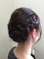 ルリアン ヘアデザイン(le LieN hair design)&nbsp;編み込みアップスタイル