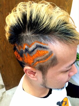 プリーモ ヘアー レガロ(Primo hair REGALO) 【REGALO】ハロウィンバリアート【バット】