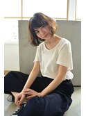 【studio noll】エフォートレス×カジュアル ゆるふわパーマボブ