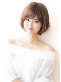ふんわりピュアなナチュラルショートボブ♪