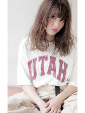 イグレックビス(igrek bis) IGREKBISジグザグバング×ブルージュ×3Ｄカラー×ミニマムボ