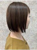 切りっぱなしボブ