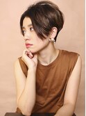 大人な前下がりフレンチショート　２０代３０代４０代５０代