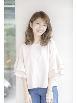 アフロディーテ ギンザ 秋葉原店(APHRODITE GINZA) 切りっぱなしボブ/エアリーロング/美髪/ピンクブラウン/秋葉原