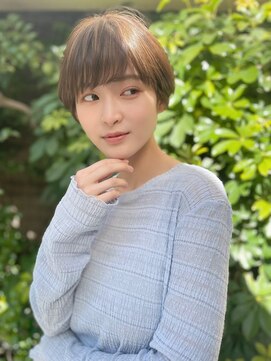 リベルテ(LIBERTE) Liberte銀座 大人可愛い小顔ショート×ミルクティーベージュ