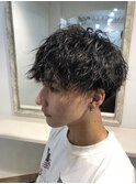 【無造作ツイストスパイラルパーマ】中野 れお
