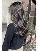 コントラストハイライト　町田美容室