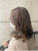 透明感アッシュベージュ