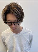 【オダオススメ!】メンズブロンドベージュハイライト