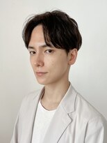 マイロ(mailo) ビジネスマンメンズセンターパート×ニュアンススパイラルパーマ