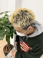 ピープスアンドスー 表参道 渋谷(Peeps&Suu.) メンズカット ツイストスパイラルパーマ ブリーチパーマ