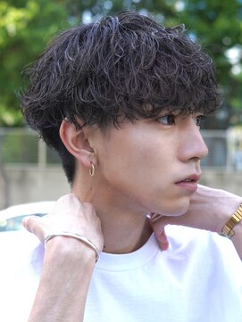 フィフス 名駅(fifth) 再現性高い波巻きスパイラルパーマ×刈り上げマッシュ