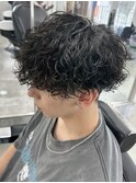 メンズ波巻きスパイラルパーマ