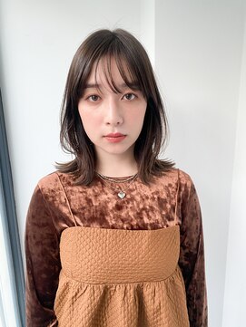 リトル 渋谷(little) 大人かわいい外ハネストレートミディアム