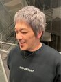 ユーカナヤマ(u Kanayama) メンズベリーショート☆シルバーーグレイ