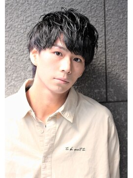 ノイセル 心斎橋(Noisyle) ナチュラルマッシュウルフ×ニュアンスパーマ