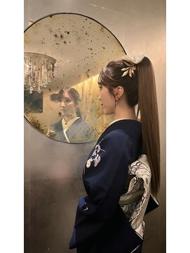 ヴェルソワ(vertsoie) ストレートポニーテール