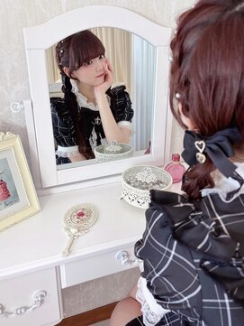 リルミー(Lilme) 石田萌依ちゃん＊編み込みおさげヘア＊まゆ