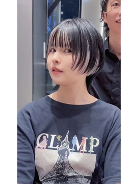 ハルキミナト ジャパン ヨコハマ(HARUKI MINATO japan YOKOHAMA) オシャレ女子ショートウルフ/レイヤー/アンブレラカラー