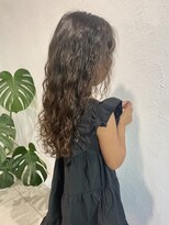 レクタ(recta)&nbsp;波ウェーブミディアムパーマ黒髪