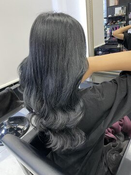 ヘアーデザイン ジェルム(Hair Design germe) ナチュラルブルーブラック  #しのだスペシャル