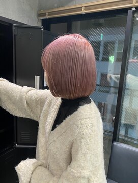 スタイル スマート サロン(STYLE smart salon) 【yua/藤沢】ピンクベージュ/ペールピンク/ハイトーンボブ