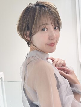 ロンドエニカ 大宮(Lond enika) 黒髪ボブルフネビージュ小顔ワンレンスペインカール