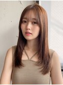 前髪 ネビージュ ボブルフ 黒髪 ワンレン 小顔 "