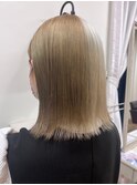 フェミニンロング似合わせカットミディアムスパイキーショート