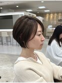 おしゃれショート/小顔ショート/ひし形/くびれ/丸み