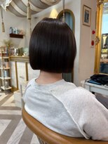 ロンドアベニール 北千住(Lond avenir)&nbsp;ブリーチなしチェリーブラウン髪質改善縮毛矯正酸性ストレート