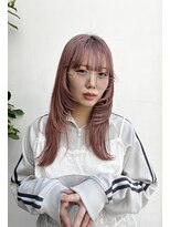 リル 茅ヶ崎(Liru:)&nbsp;【河野凜】フェイスレイヤー×ピンク