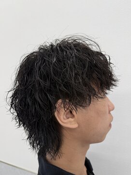 ビカムメンズヘアー 栄店(become men's hair) くるくるしない縦落ちツイストスパイラル/ウルフ/名古屋栄