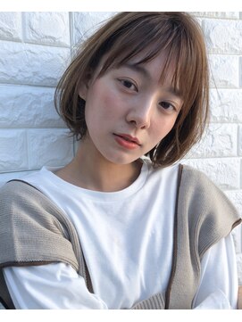 ヘアーサロン デ フォーエバークレール(hairsalon de Forever clair) 透け感ボブ