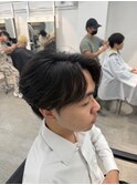 毛流れセンターパート