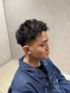 アッシュ 高幡不動店(Ash) メンズパーマツイストスパイラルフェザーパーマ眉毛