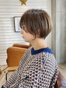 アデプト 綾瀬店(adept) 20代30代40代大人ショートヘア/白髪ぼかしハイライト/大人ボブ