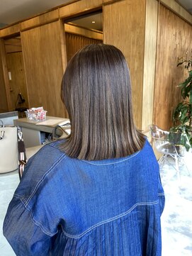 トゥーリ 甘木店(tuuli) ミディアムボブ☆髪質改善カラー