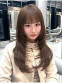 似合わせカット/ミディアムレイヤーカット/大人ガーリー／福岡