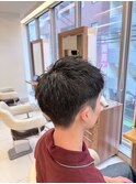 アップバングショート