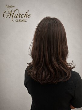 美容室 マルシェ 【岡谷市イルフプラザ1F/美容室マルシェ】_ミディアムアッシュ