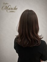 美容室 マルシェ 【岡谷市イルフプラザ1F/美容室マルシェ】_ミディアムアッシュ