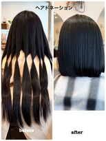 エメールヘア(aimere hair)&nbsp;2回目のヘアドネーション♪可愛いボブ